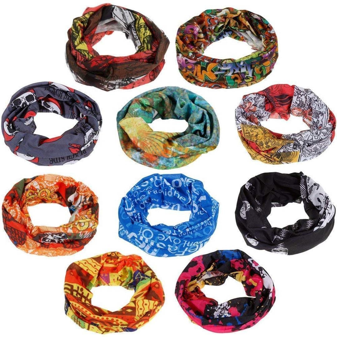 SA Fishing sport 0 Face Shields * * 40 + Designs to Choose From * * Quality  Multifunctional Headwear Bandana Scarf Neck Scarf Fabric & SPF 40 Face