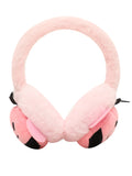 Fabseasons BabyPink Checkered Winter Ear Muffs for Kids (6+ years) and Adults