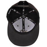 FabSeasons NY Black Cotton Casual Snapback, HipHop and Flat Cap