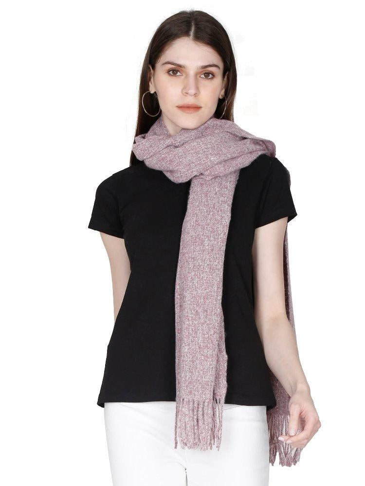 Cashmere & Class Large Soft Cashmere Scarf Wrap Womens Winter Shawl + Gift  Box hot pink