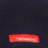 Fabseasons Plain Blue Cotton Winter Skull Cap